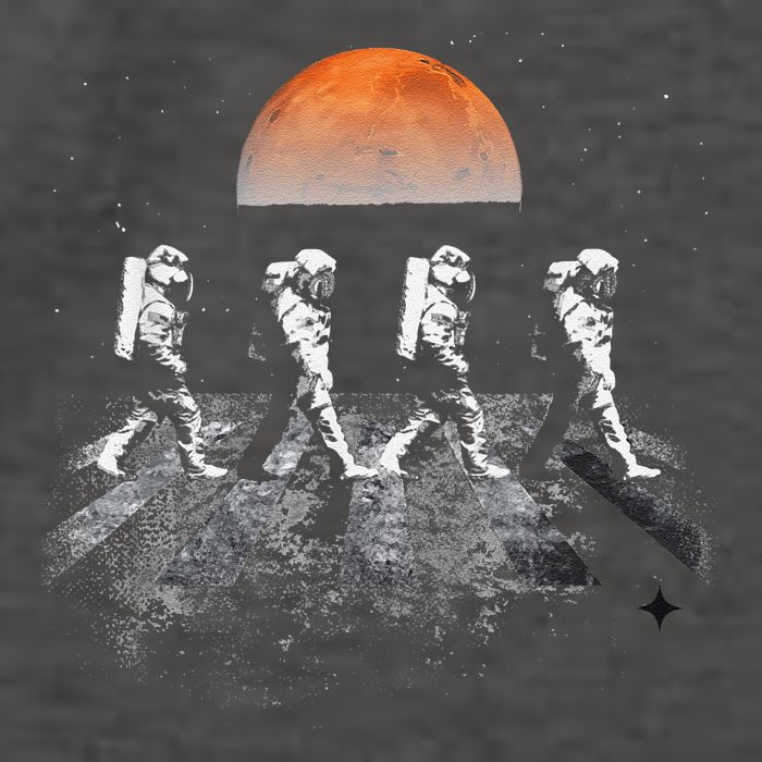 Astronauts Journey To Mars Astronauts In Walking In Space Vector Backpack
