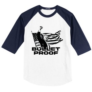 Alex Jones Trump Bulletproof Baseball Sleeve Shirt