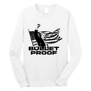 Alex Jones Trump Bulletproof Long Sleeve Shirt