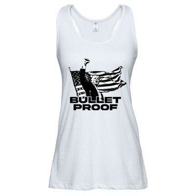 Alex Jones Trump Bulletproof Ladies Essential Flowy Tank