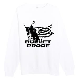 Alex Jones Trump Bulletproof Premium Crewneck Sweatshirt