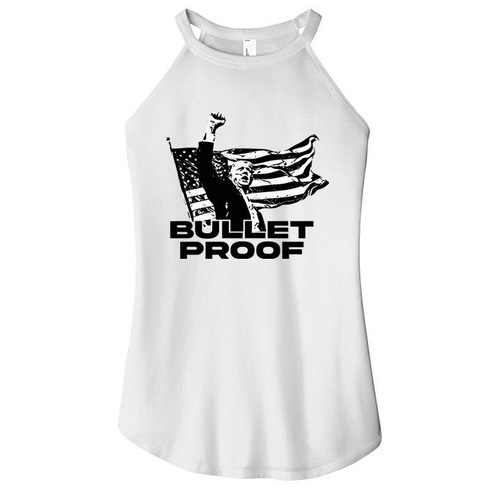 Alex Jones Trump Bulletproof Women’s Perfect Tri Rocker Tank