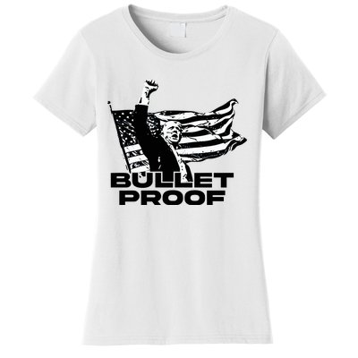 Alex Jones Trump Bulletproof Women's T-Shirt