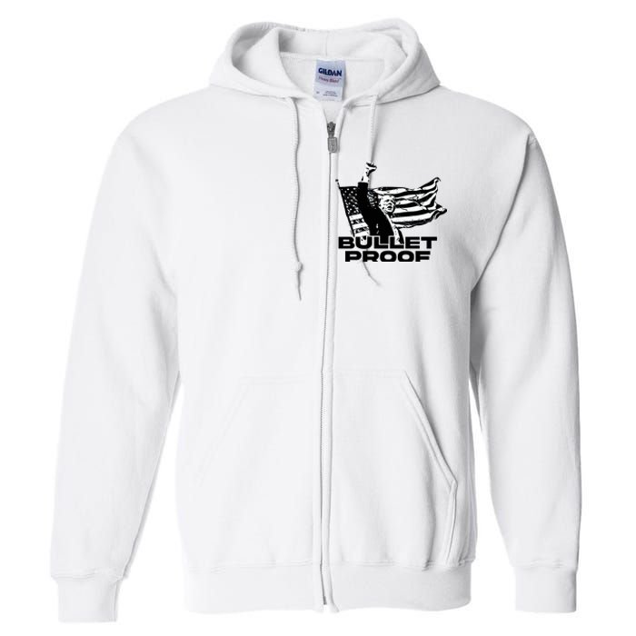 Alex Jones Trump Bulletproof Full Zip Hoodie