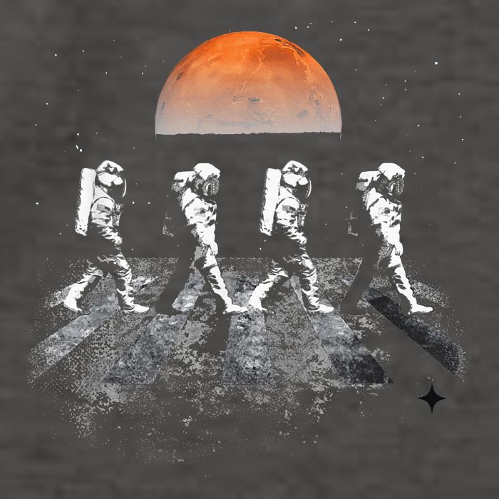 Astronauts Journey To Mars Astronauts In Walking In Space Vector Backpack