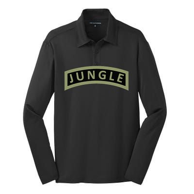 Army Jungle Tab Silk Touch Performance Long Sleeve Polo