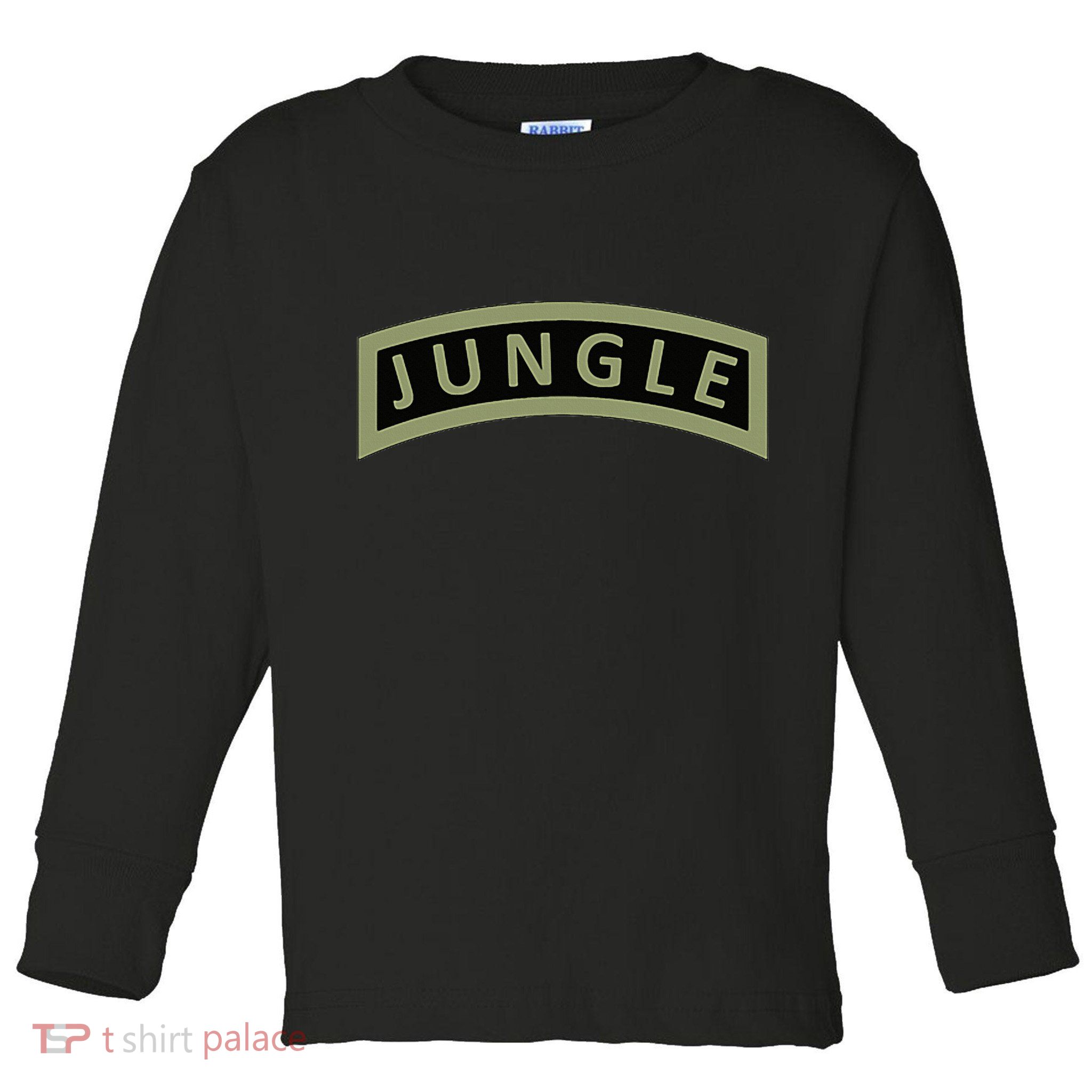 Army Jungle Tab Toddler Long Sleeve Shirt