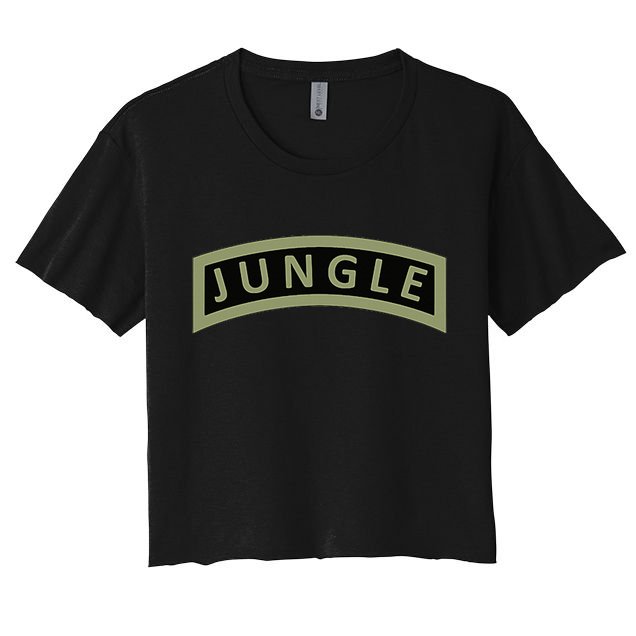 Army Jungle Tab Crop Top