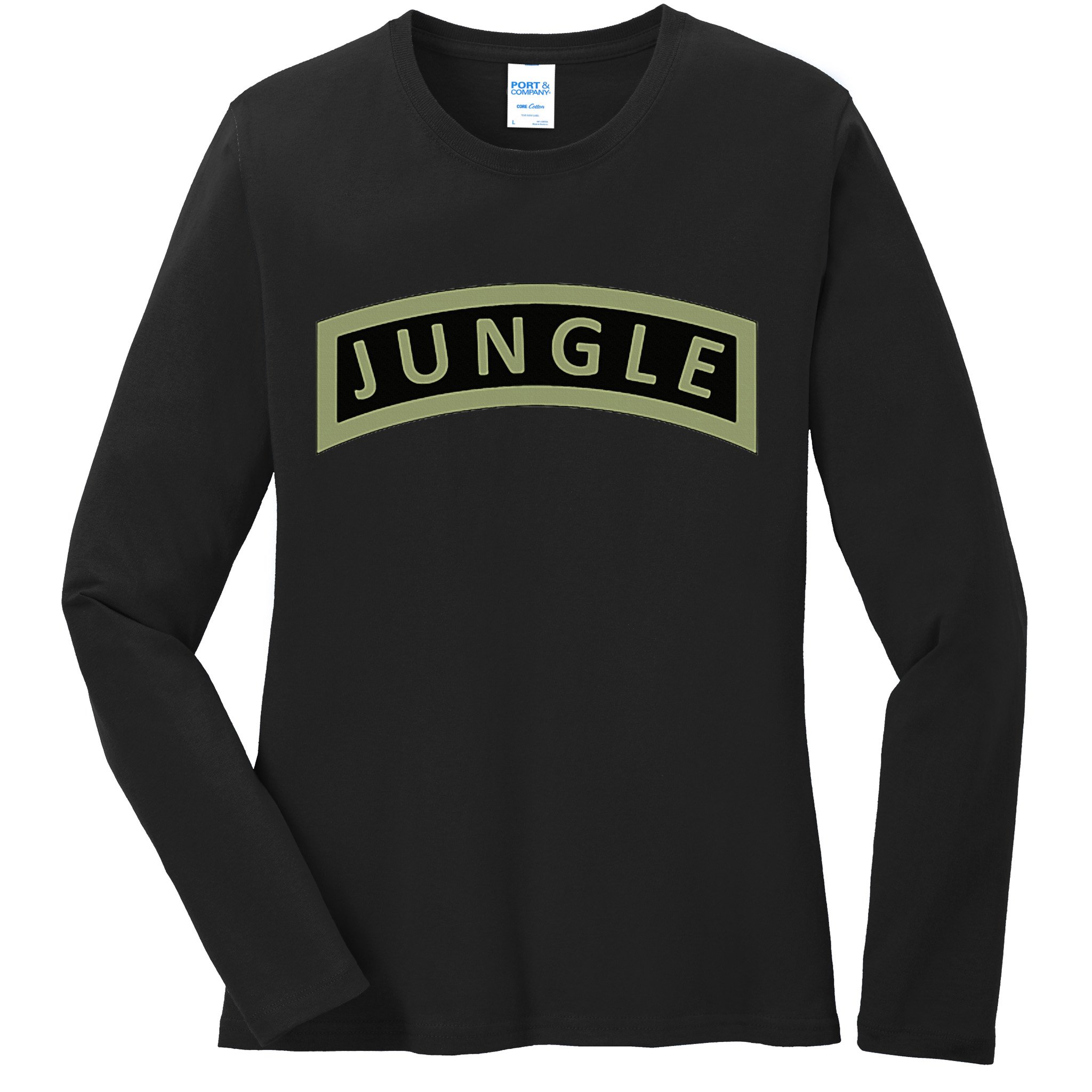 Army Jungle Tab Ladies Long Sleeve Shirt