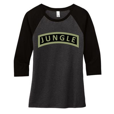 Army Jungle Tab Women's Tri-Blend 3/4-Sleeve Raglan Shirt