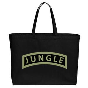 Army Jungle Tab Cotton Canvas Jumbo Tote