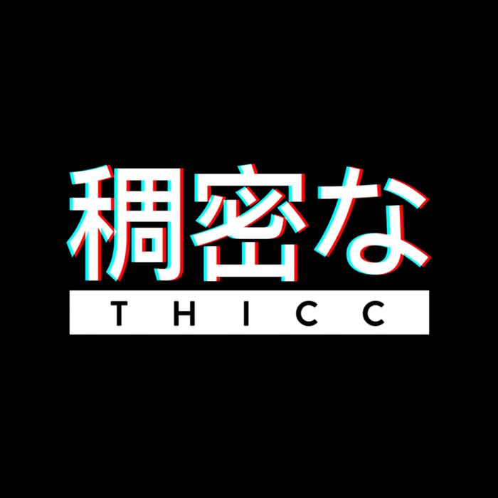 Aesthetic Japanese Thicc Logo T-Shirt