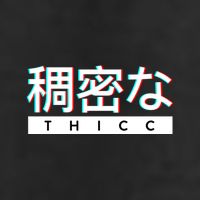 Aesthetic Japanese Thicc Logo Hat