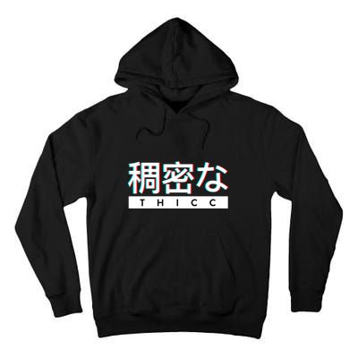 Aesthetic Japanese Thicc Logo Tall Hoodie