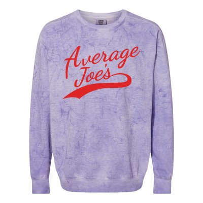 Average Joe’s Team Dodgeball Great Gift Colorblast Crewneck Sweatshirt