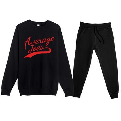 Average Joe’s Team Dodgeball Great Gift Premium Crewneck Sweatsuit Set