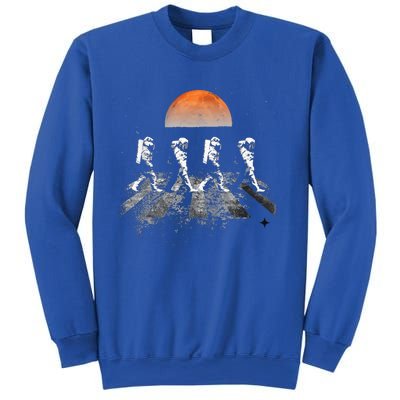 Astronauts Journey To Mars Astronauts In Walking In Space Sweatshirt