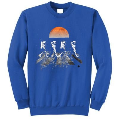 Astronauts Journey To Mars Astronauts In Walking In Space Tall Sweatshirt