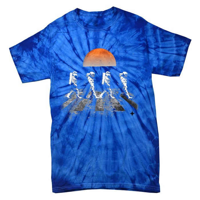 Astronauts Journey To Mars Astronauts In Walking In Space Tie-Dye T-Shirt