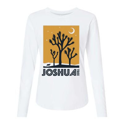 America Joshua Tree California Womens Cotton Relaxed Long Sleeve T-Shirt