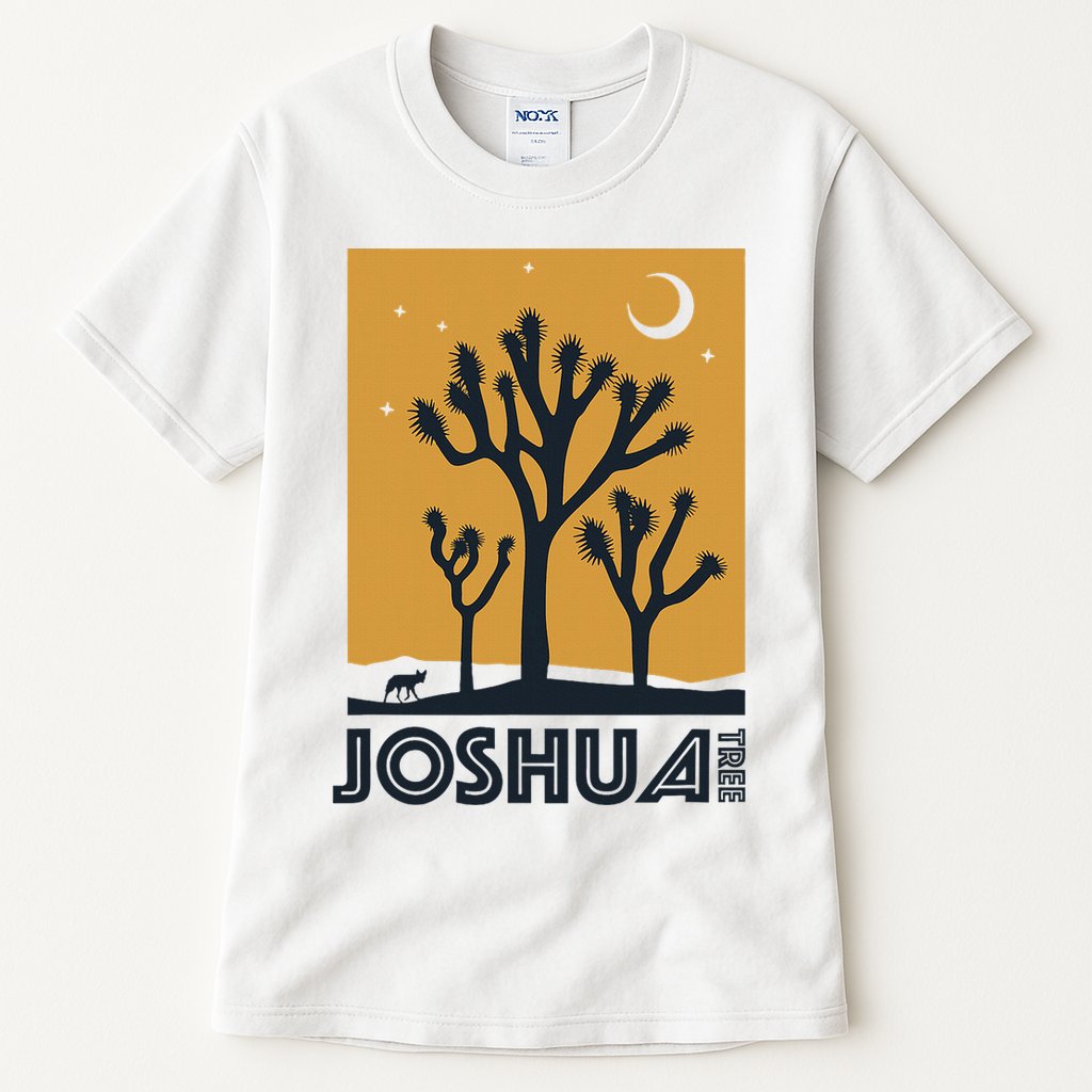 America Joshua Tree California Tall T-Shirt