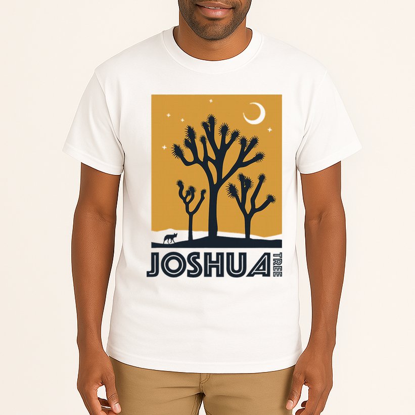 America Joshua Tree California Tall T-Shirt