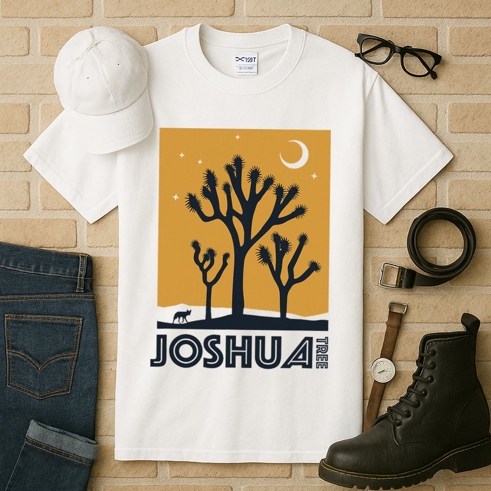 America Joshua Tree California Tall T-Shirt