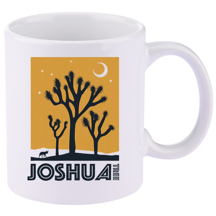 America Joshua Tree California 11oz C Handle Ceramic Mug