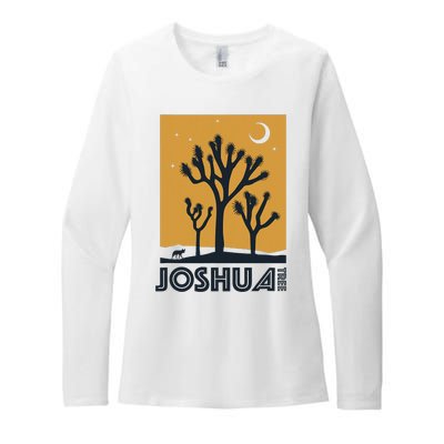 America Joshua Tree California Womens CVC Long Sleeve Shirt