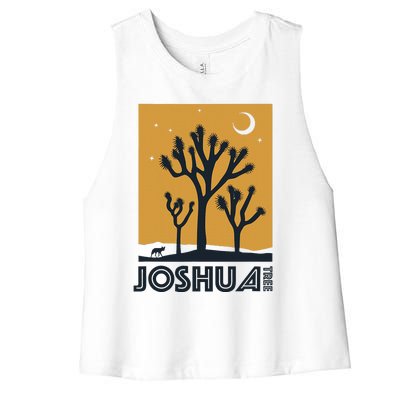 America Joshua Tree California Women's Racerback Cropped Tank