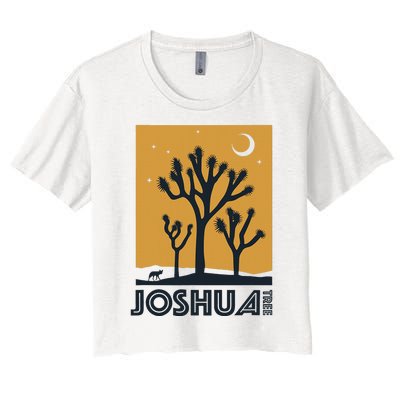 America Joshua Tree California Women's Crop Top Tee