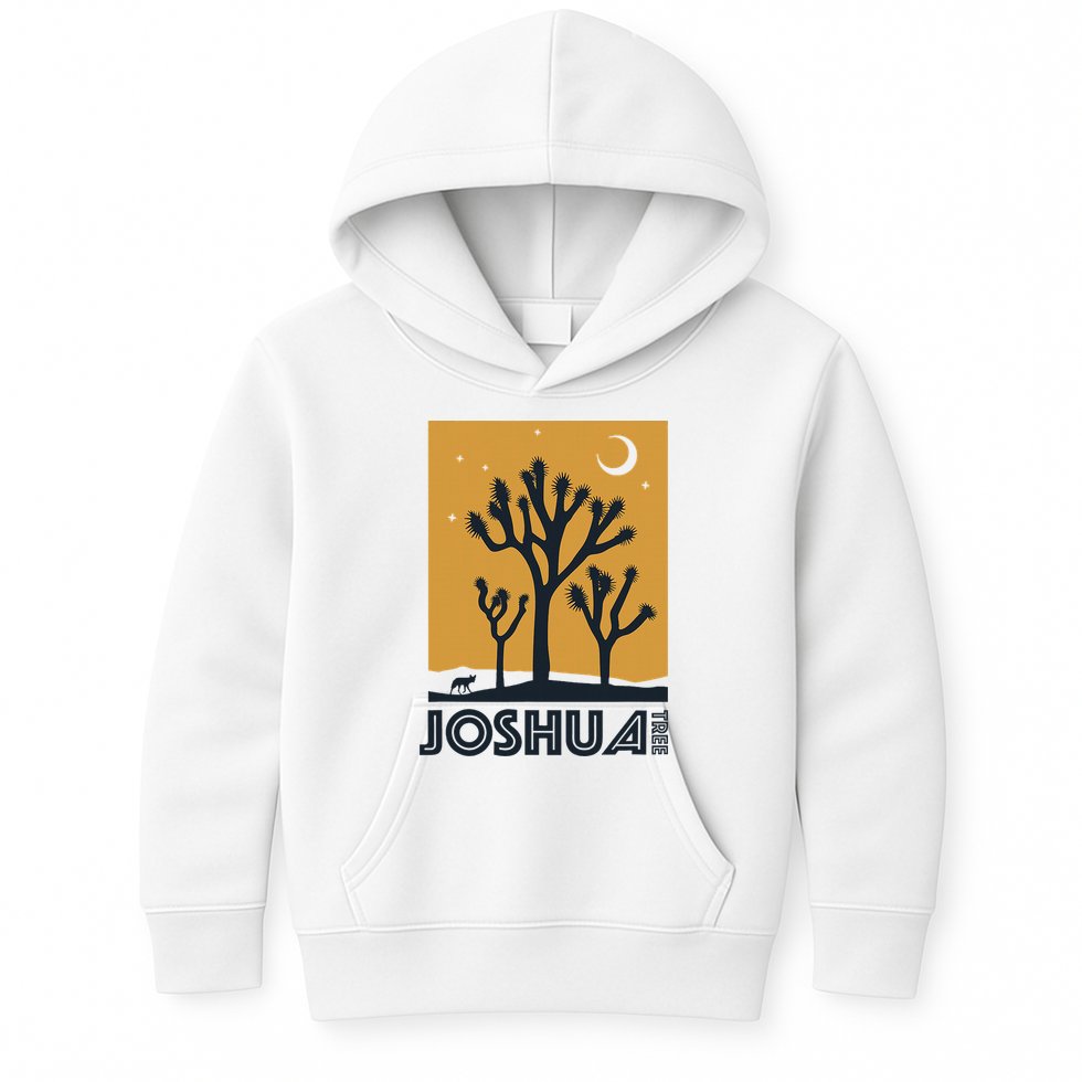America Joshua Tree California Kids Hoodie