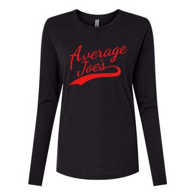 Average Joe’S Team Dodgeball Womens Cotton Relaxed Long Sleeve T-Shirt