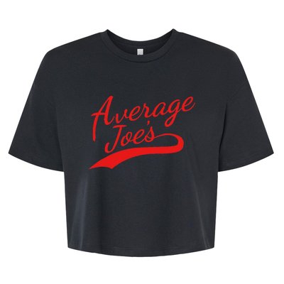 Average Joe’S Team Dodgeball Bella+Canvas Jersey Crop Tee