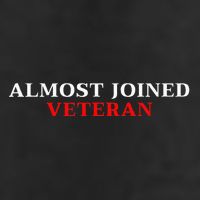 Almost Joined Veteran Funny Apparel Adult Drive Performance Visor