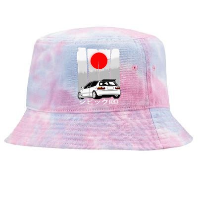 Automotive Jdm Vintage Hatch Civic Eg6 Tie-Dyed Bucket Hat