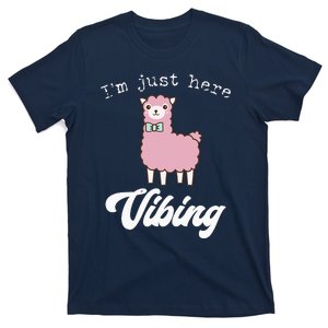 Alpaca Just Vibing Meme Cute Llama Lovers Fun Gift T-Shirt