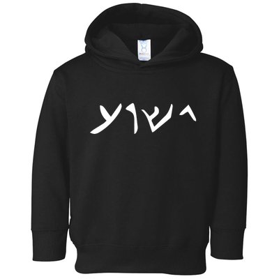 Hebrew Jesus Word Toddler Hoodie