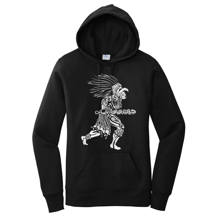 Aztec Jaguar Warrior Mayan Warrior Ancient Aztec Women's Pullover Hoodie