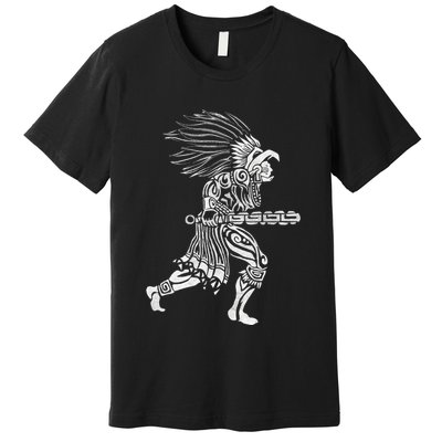 Aztec Jaguar Warrior Mayan Warrior Ancient Aztec Premium T-Shirt
