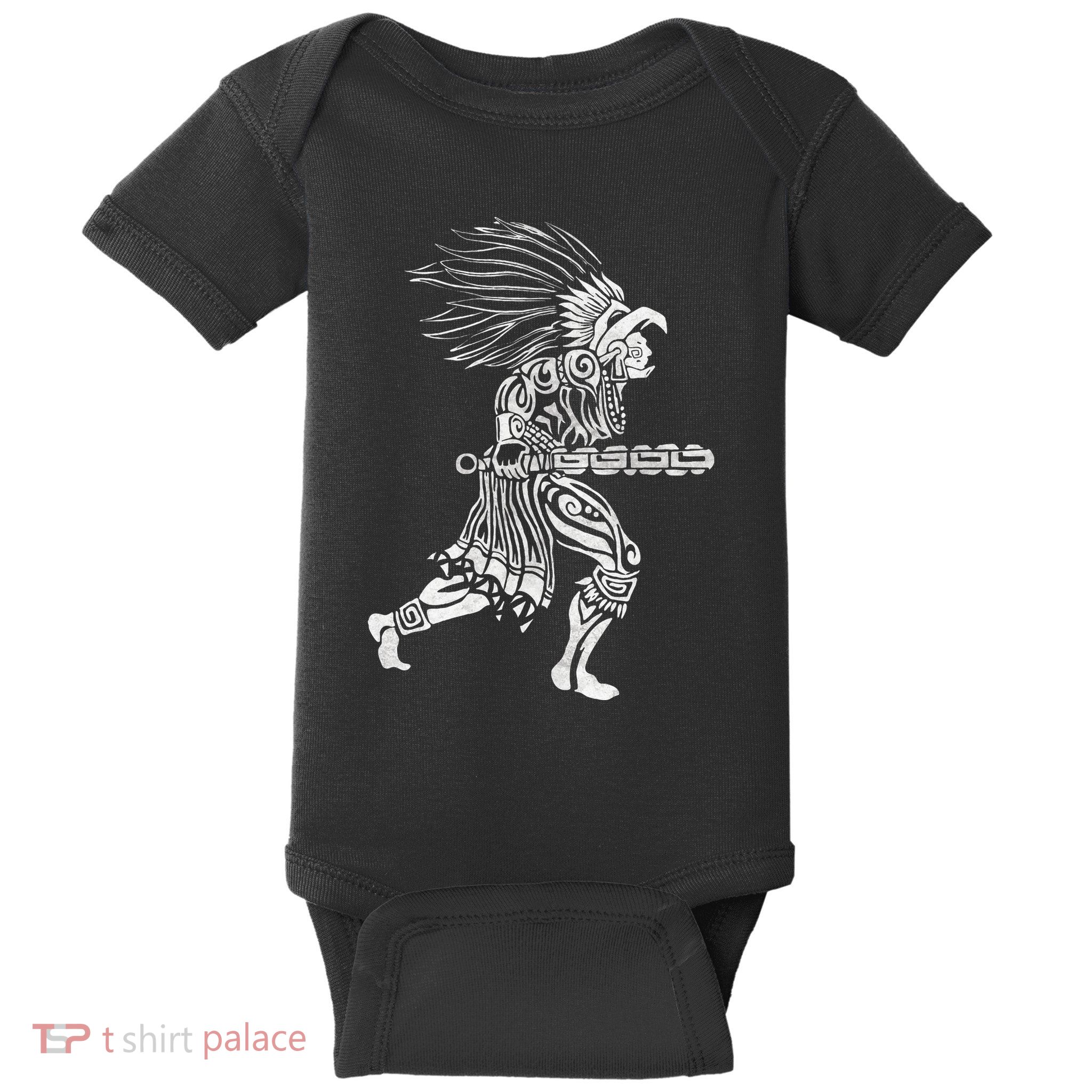 Aztec Jaguar Warrior Mayan Warrior Ancient Aztec Baby Bodysuit