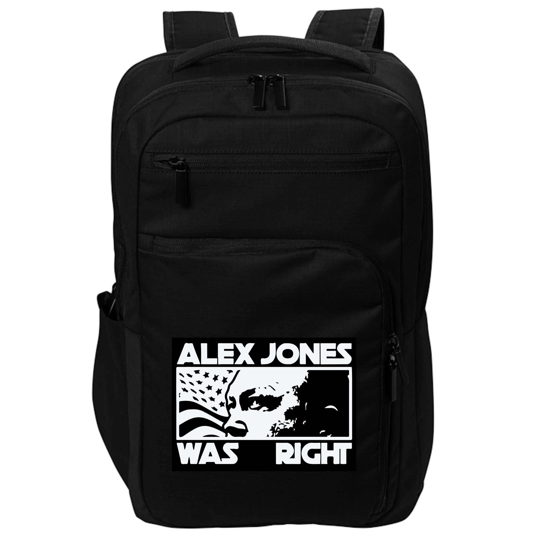 Alex Jones Was Right Impact Tech Backpack