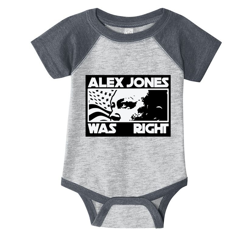 Alex Jones Was Right Infant Baby Jersey Bodysuit