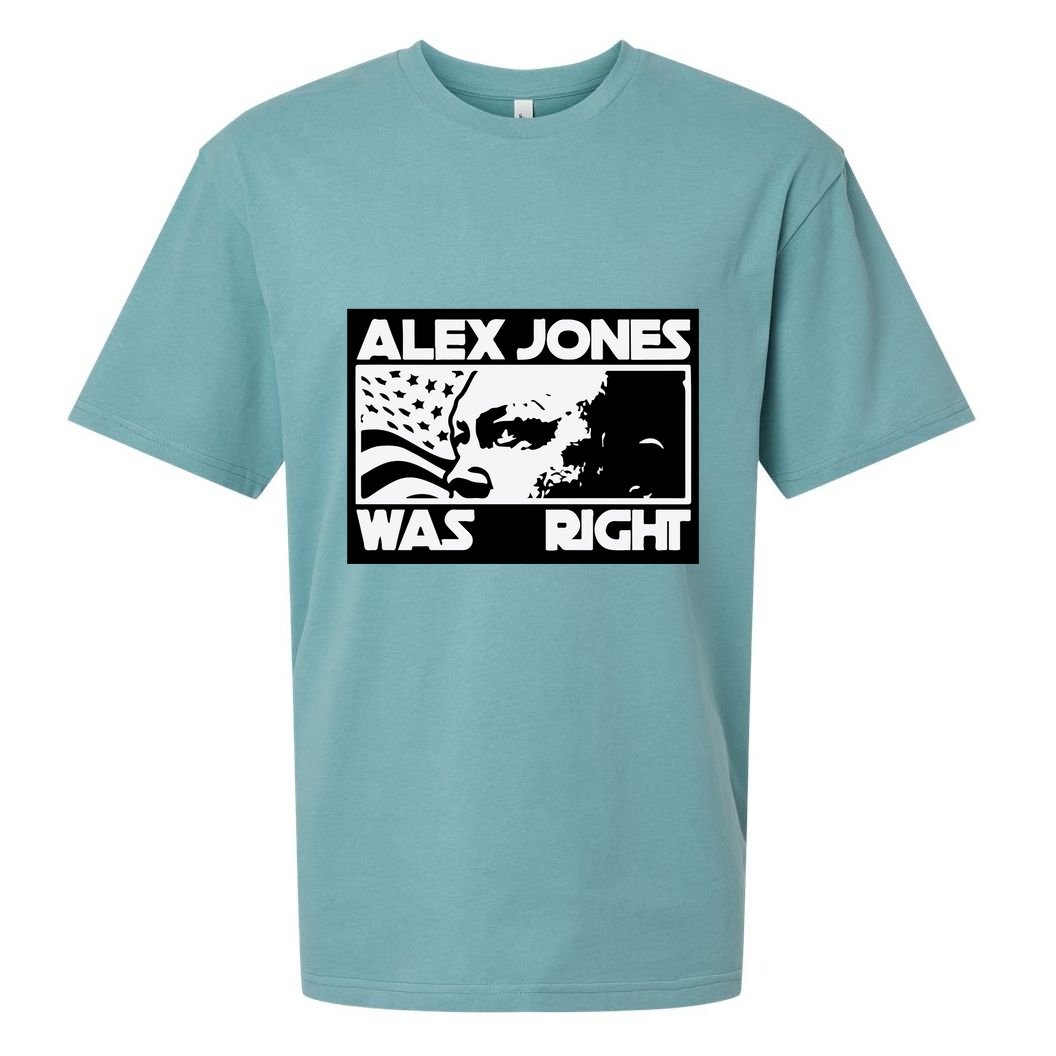 Alex Jones Was Right Sueded Cloud Jersey T-Shirt