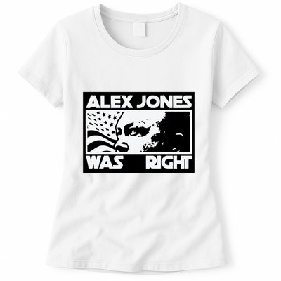 Alex Jones Was Right Womens T-Shirt