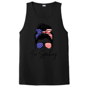 American – Kamala 2024 I Am Speaking Gift PosiCharge Competitor Tank