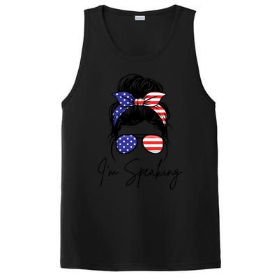 American – Kamala 2024 I Am Speaking Gift PosiCharge Competitor Tank