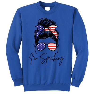 American – Kamala 2024 I Am Speaking Gift Sweatshirt