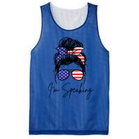 American – Kamala 2024 I Am Speaking Gift Mesh Reversible Basketball Jersey Tank