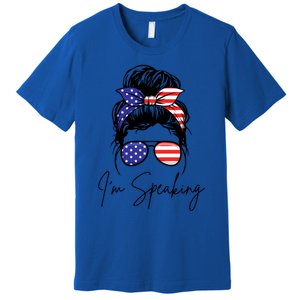 American – Kamala 2024 I Am Speaking Gift Premium T-Shirt